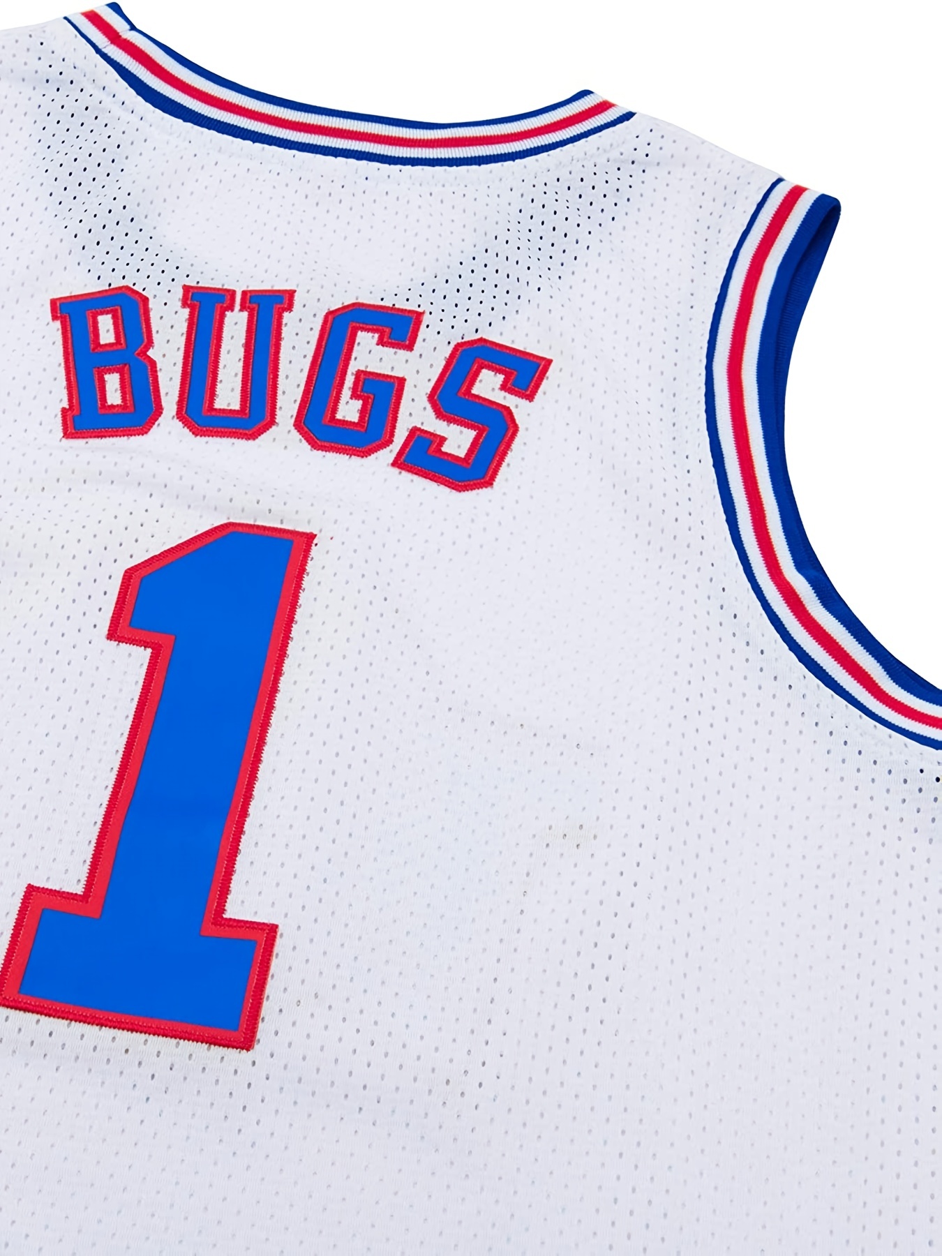  GUCILV Mens Basketball Jersey Bugs #1 Space Movie