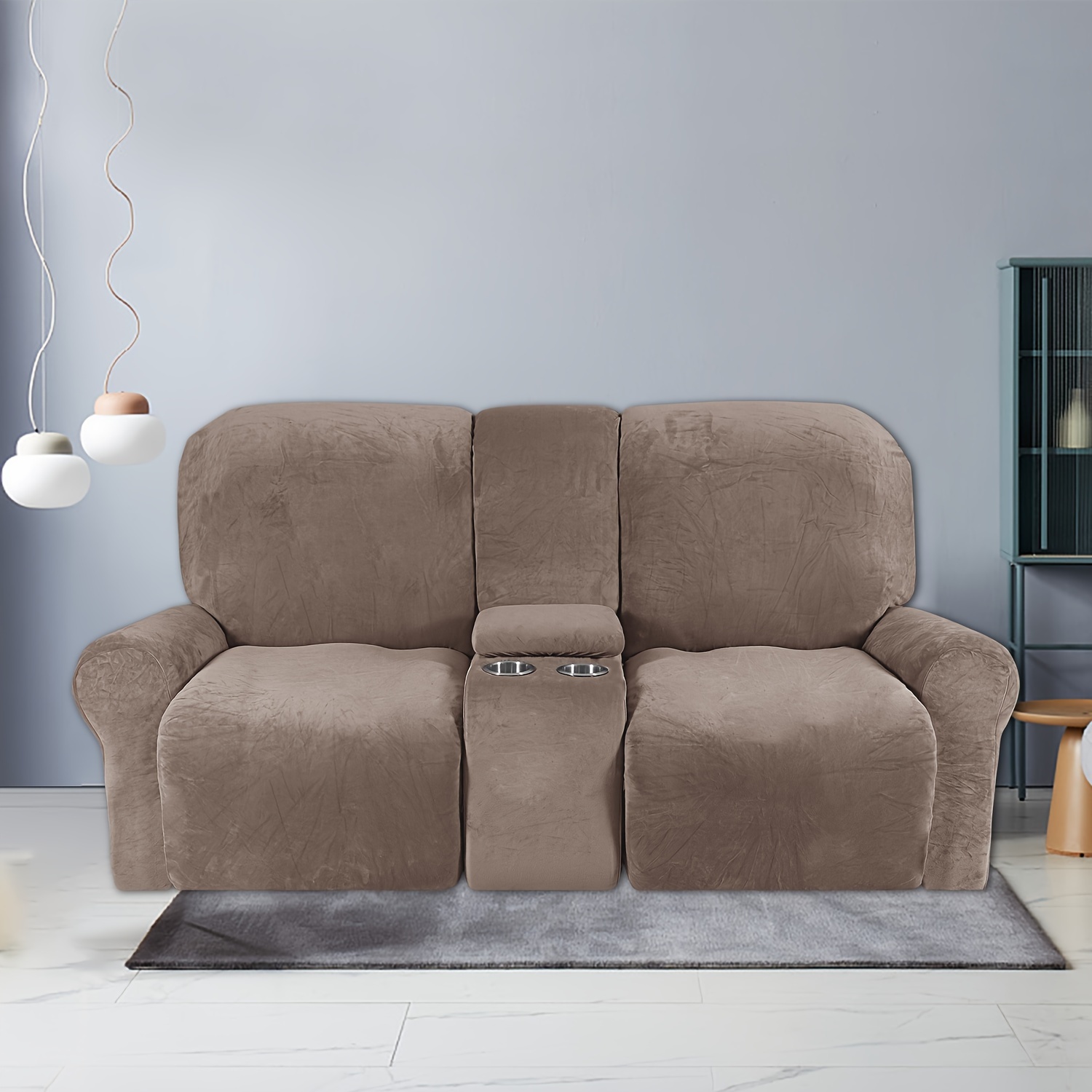 2 seater best sale recliner covers