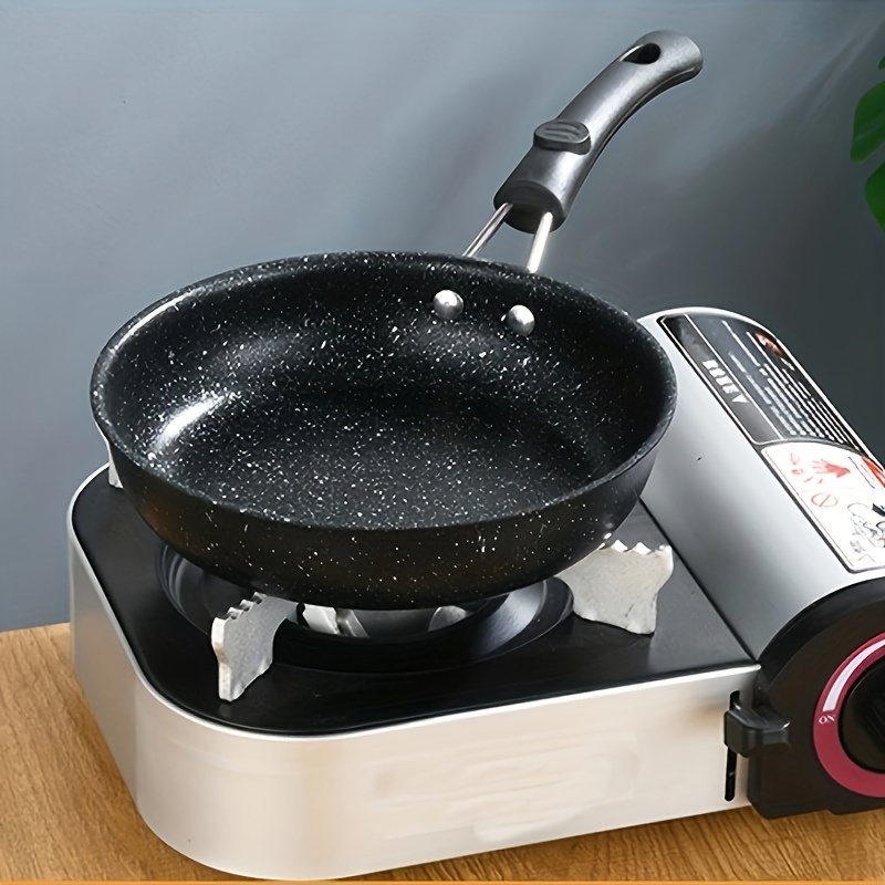 Flat Bottom Wok Iron Pot Non stick Pan Rice Stone Wok Non - Temu