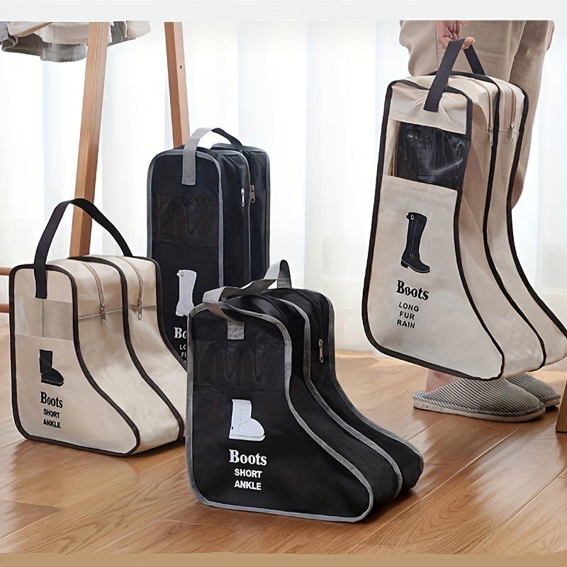 Sac à chaussures de voyage (2 pièces) pour valise et sac à dos (étanche)  avec fenêtre
