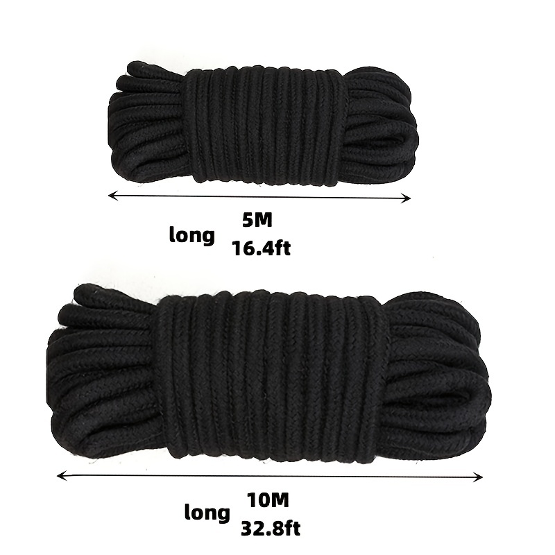 Cuerda negra para parejas, cuerda ajustable, juguete para parejas,  accesorio de juego de rol, cuerda de algodón ShuxiuWang 8390606135919