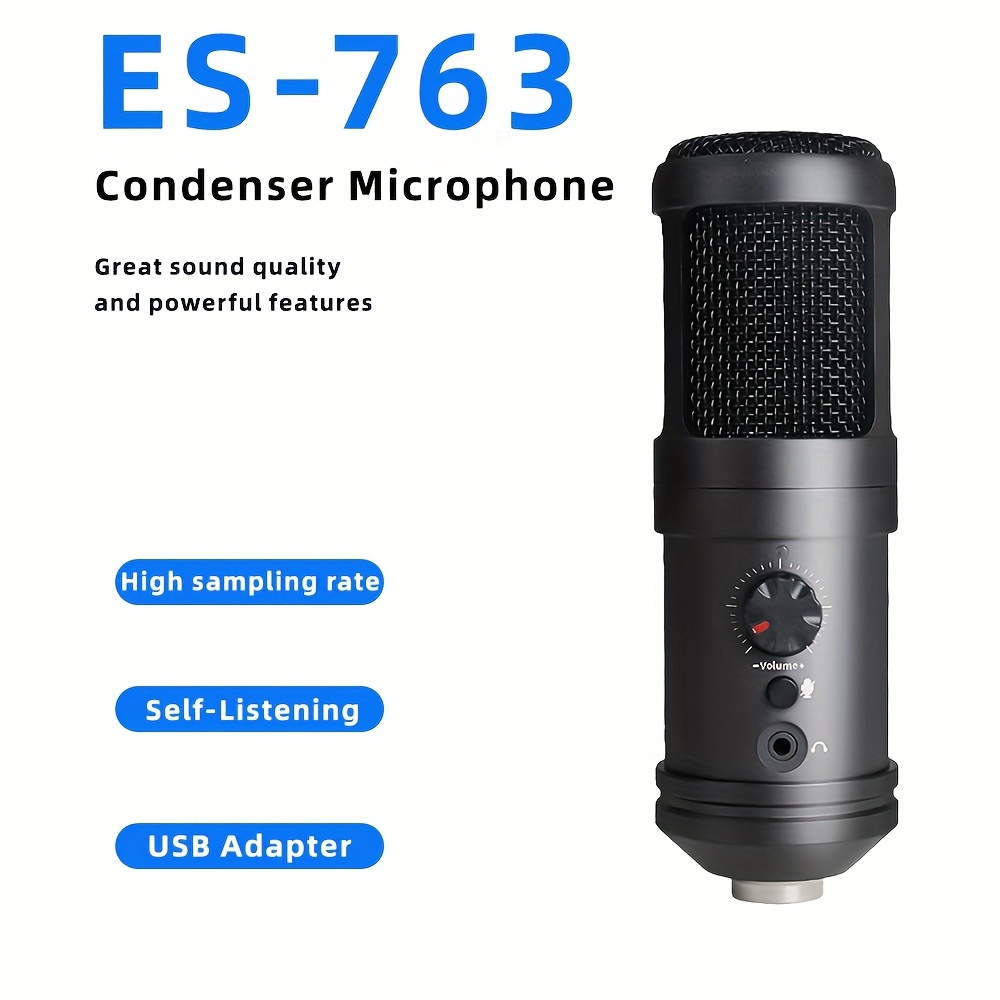 1pc Studio Portable Mini 3.5mm Stéréo Studio Discours Mic Audio Microphone  Pour Téléphone / Smart Phone Accessoires De Bureau - Jouets Et Jeux - Temu