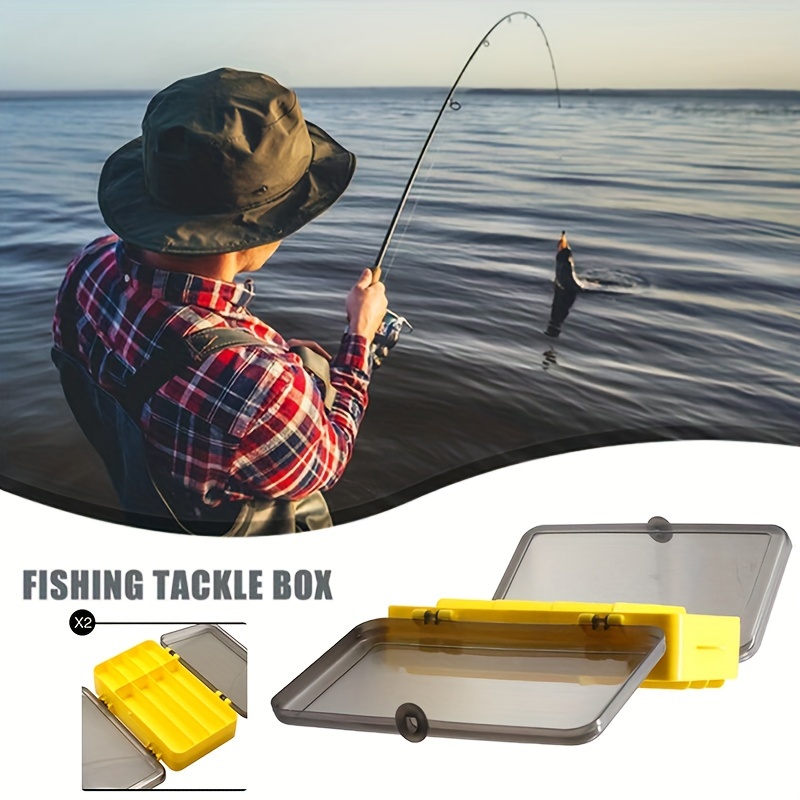 Waterproof Fly Fishing Lure Box Double Side Fishing - Temu
