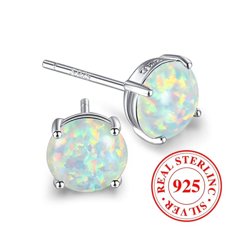 hypoallergenic opal earrings