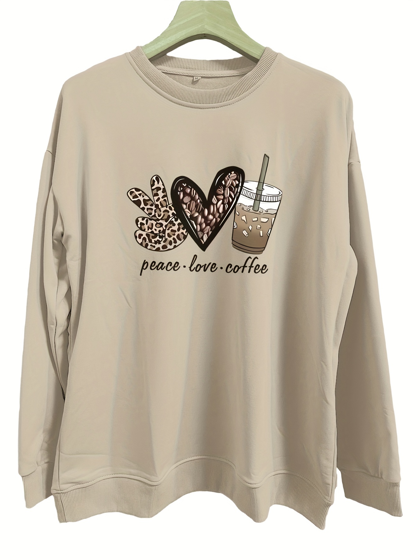 Peace & Love Crewneck Sweater