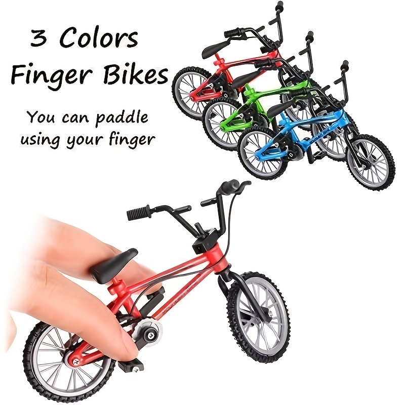 Mini vélo Doigt Bike Toy : 2 jeux de doigts de sport en métal