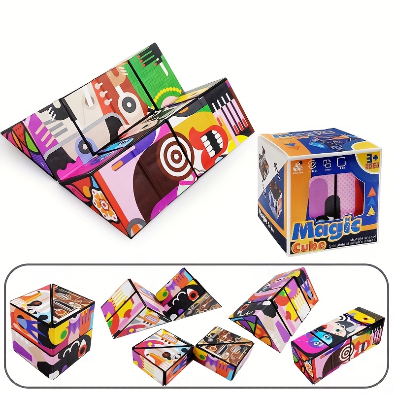Three dimensional Variety Magic Cube Anti Stress Toy - Temu