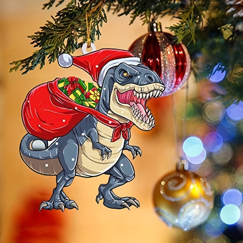1 Stück Dinosaurier Personalisierte Weihnachtsbaum Anhänger - Temu Germany