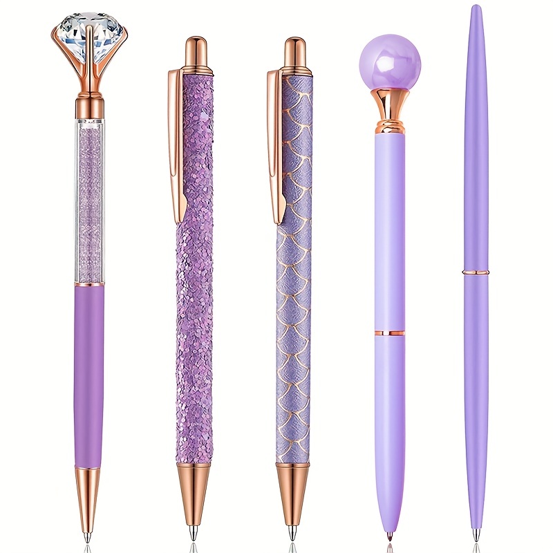 11 Pcs Fancy Pens For Women Pretty Cute Pens Glitter Ballpoint