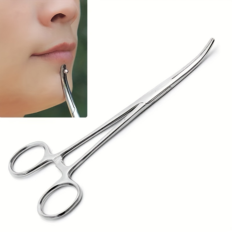 1pc Pinza Piercing In Acciaio Inossidabile Pinza Forza Naso - Temu