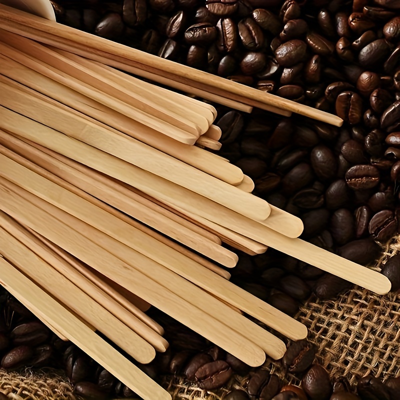 Natural Degradable Coffee Stirrer Birch Stirrer, Wood Coffee Stir Sticks, Coffee  Stir Sticks, Coffee Stirrers Disposable For Hot Drinks - Temu