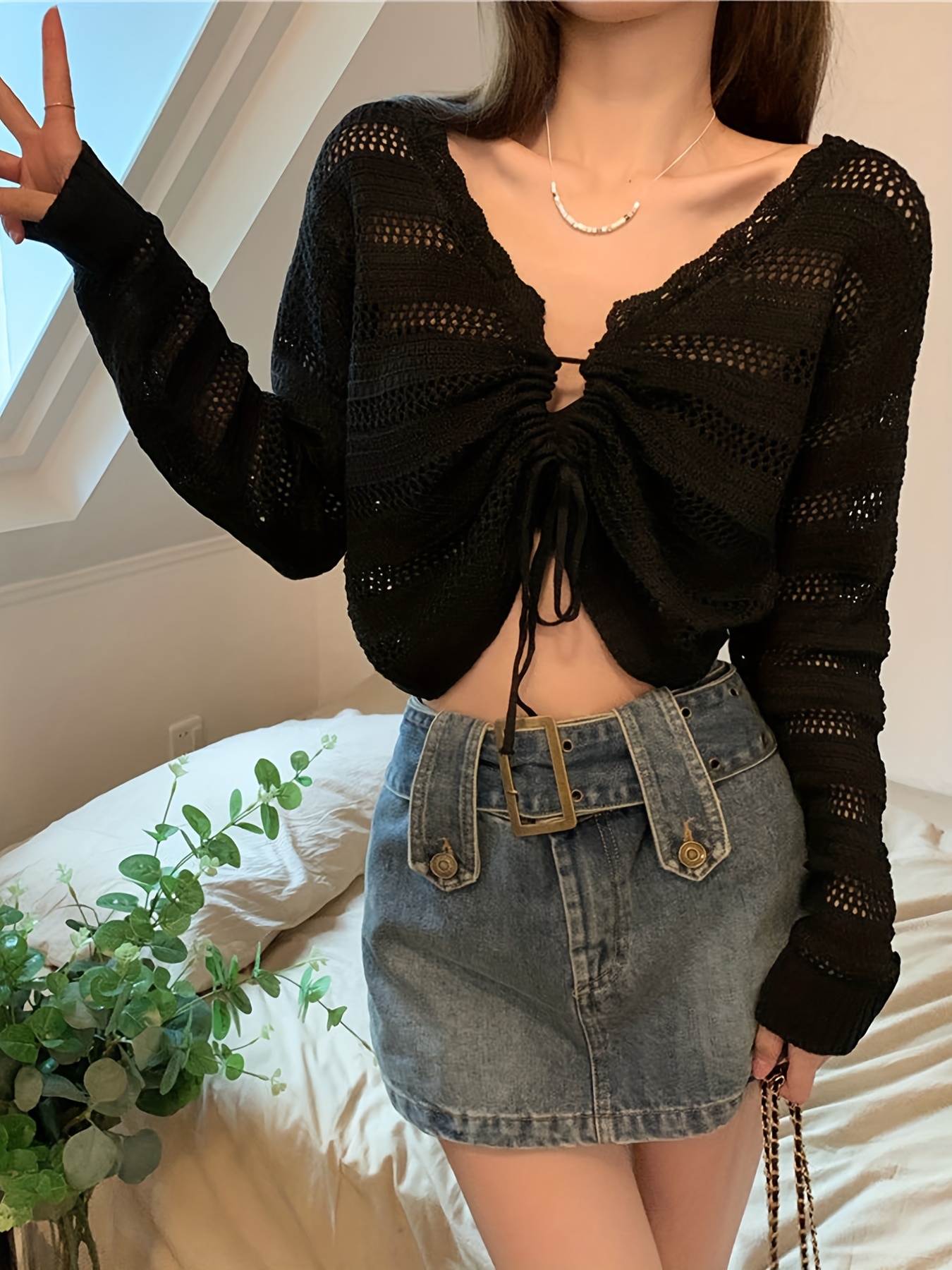 Cropped deals summer sweater