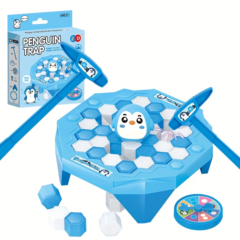 Save Penguin Break Ice Frozen Game for Kids, Meroqeel Protect The Iceberg  Penguins Trap on Ice Icebreaker Board Games Toy for Adults Family Childrens