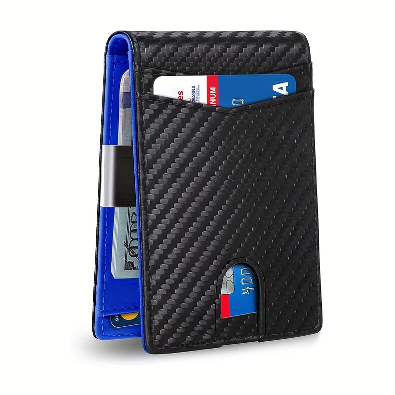 Women's Portable Bifold Card ABG, Simple Credit Card Holder, RFID Clutch Travel Purse,Temu
