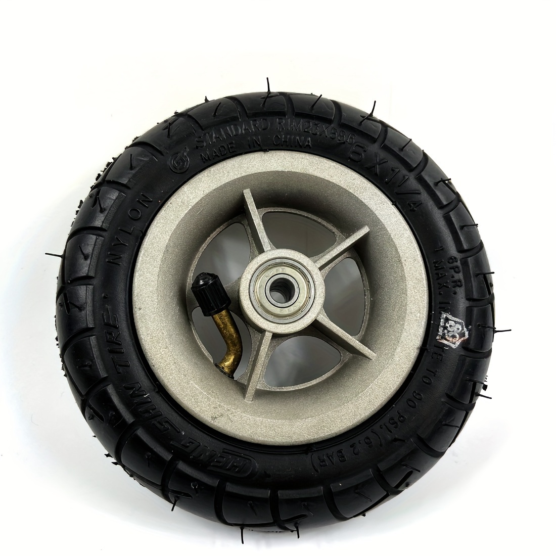 1 valve TR413 en caoutchouc pour pneu/roue voiture/moto avec jante tôle/alu