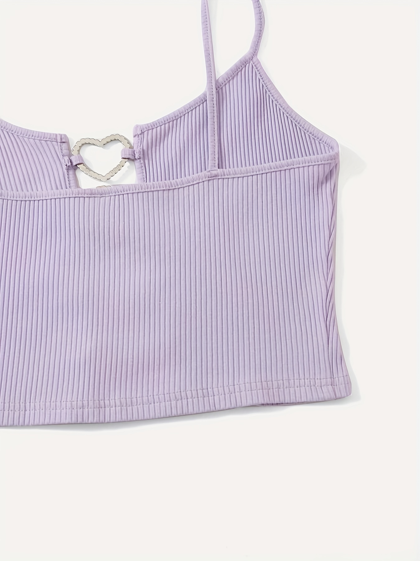 Heart-Shaped Crop Camisole Top