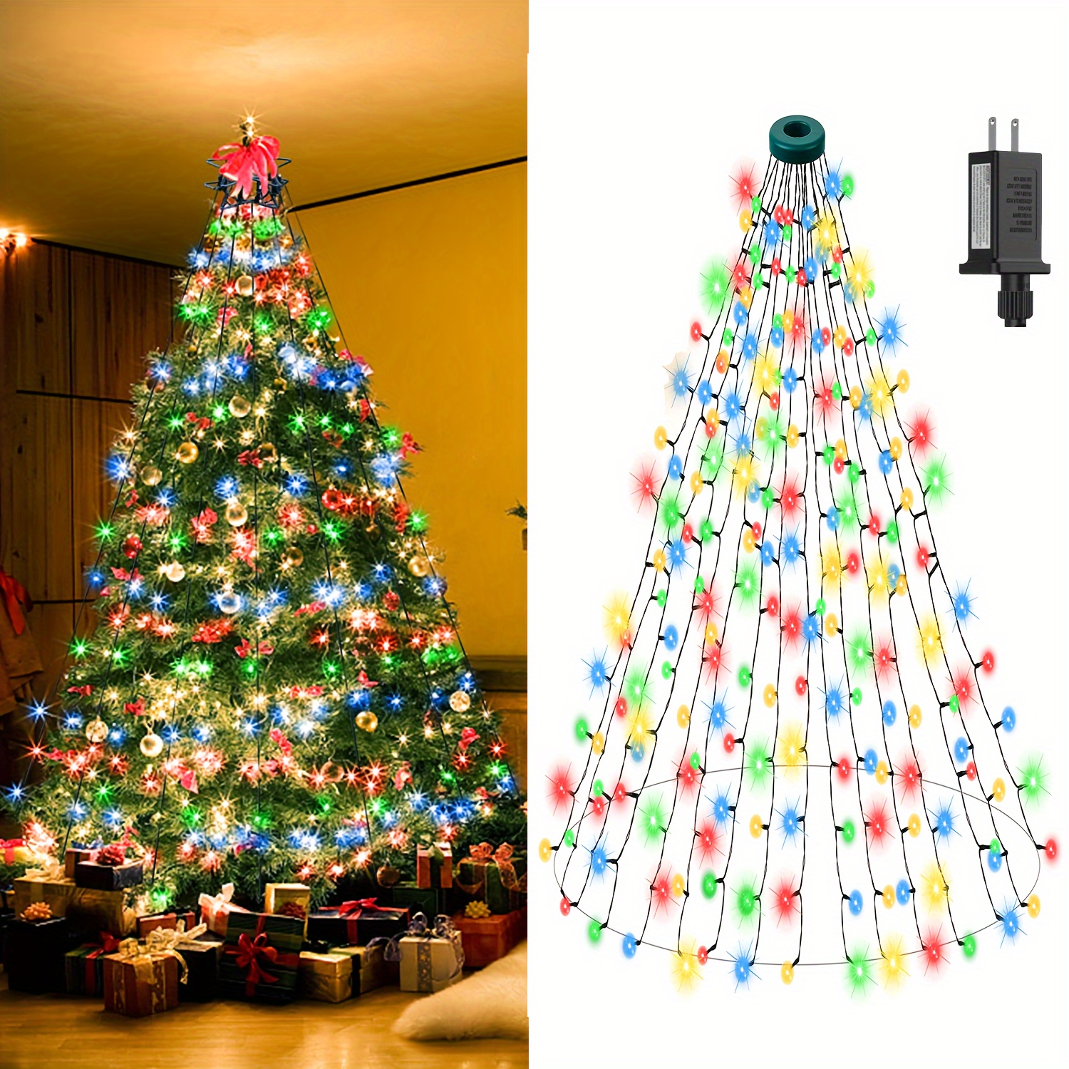 180led 8 Light Modes Fairy Decoration String Lights, Remote Control  Christmas Decorative Lights, Waterproof, Suitable For Christmas Tree  Decoration, Festivals, Weddings (multi-color) - Temu