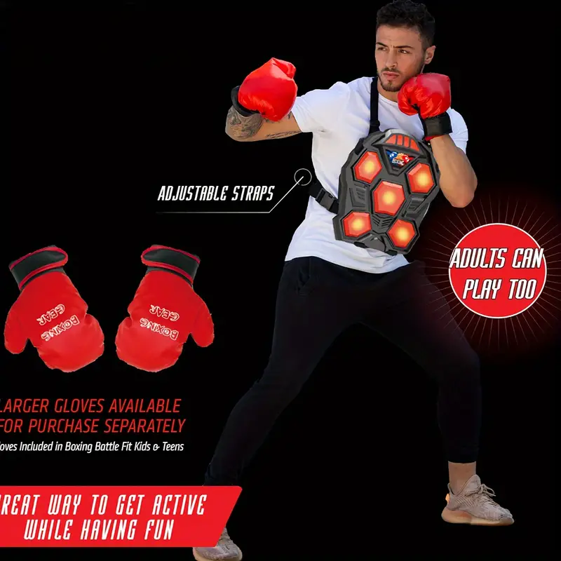 electronic boxing toys interactive boxing game including 2 pairs of boxing gloves cool toys for teenage boys sports toys suitable for boys and girls holiday gifts christmas gifts details 1