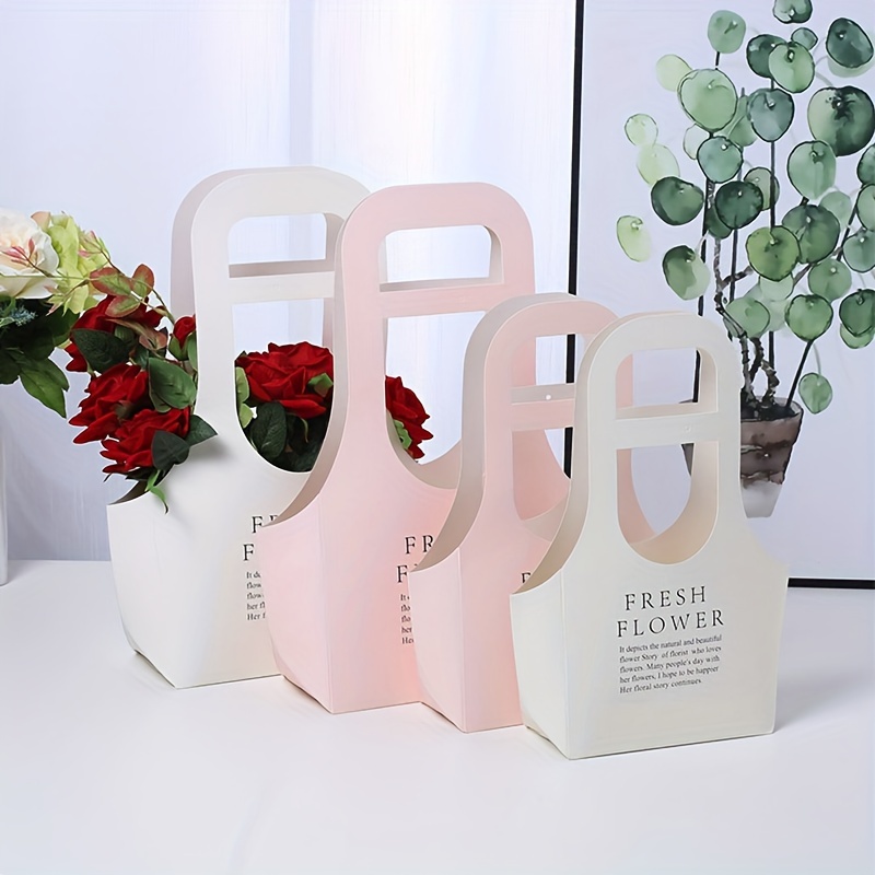 1 Bolsa De Regalo De Flores Frescas Bolsas De Papel Con - Temu Mexico