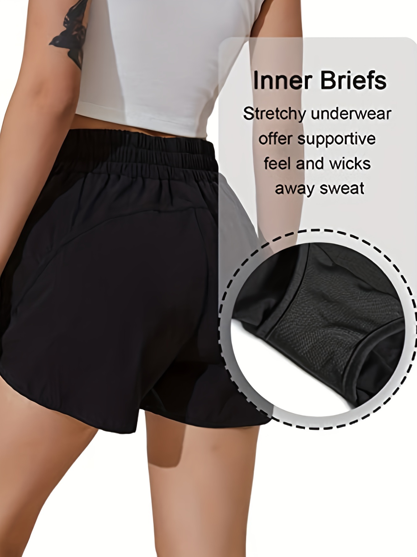 Women's Running High Waisted Shorts Zipper Pocket Sporty - Temu