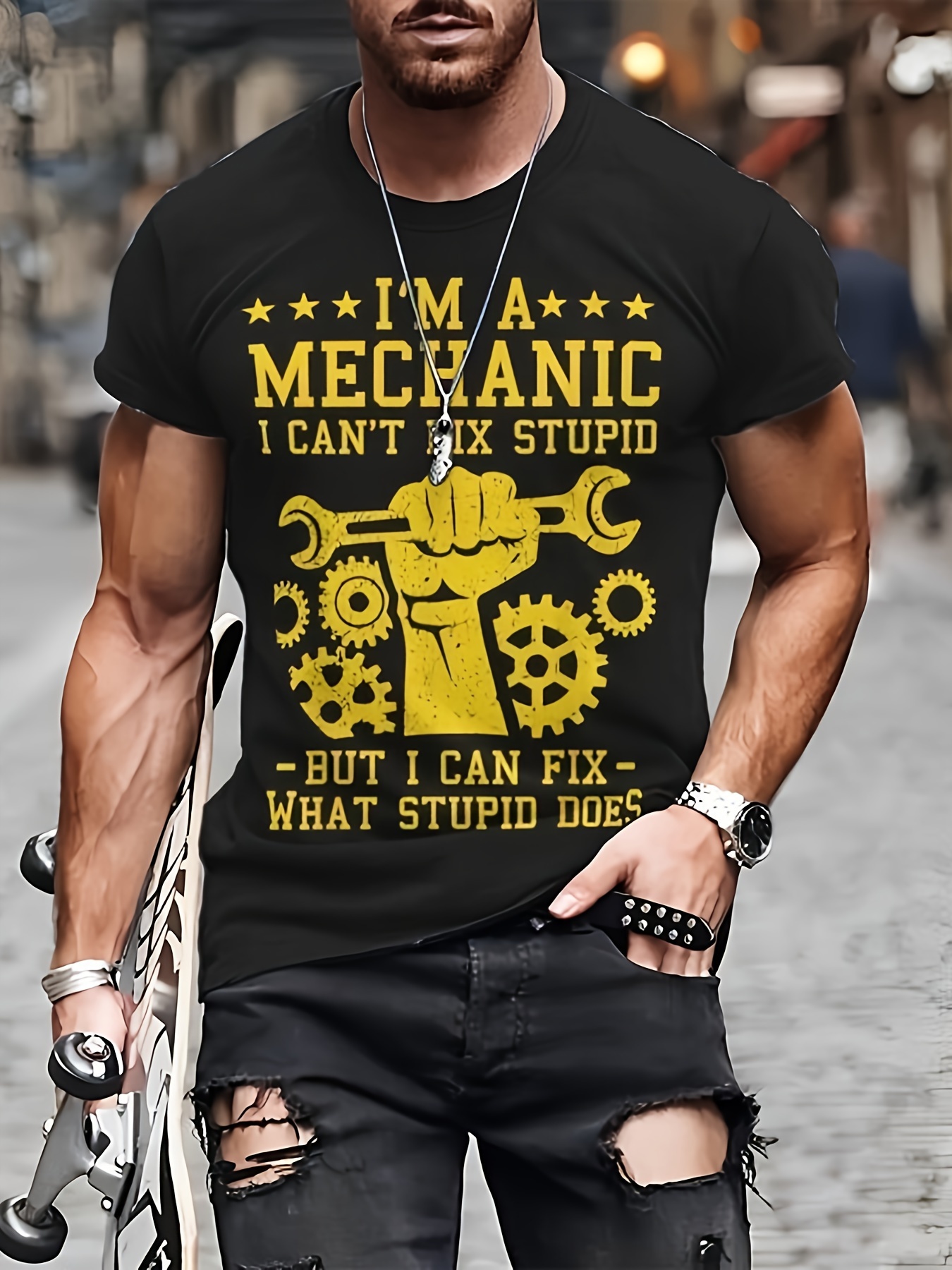 Auto Reparatur Mechaniker Werkzeug retro Geschenk' Männer Premium T-Shirt