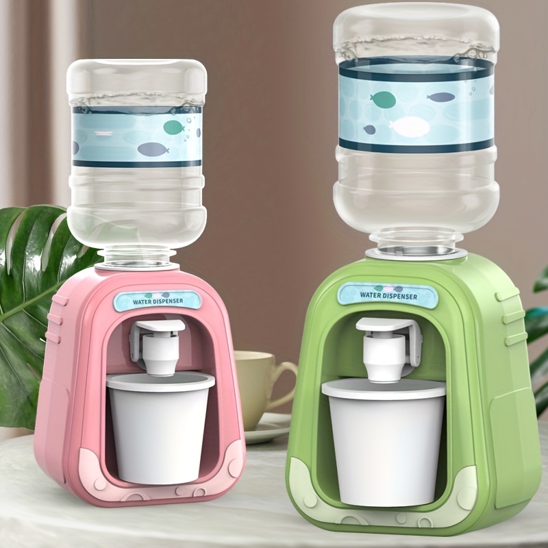 Cute Mini Drink Water Dispenser Kitchen for Child Game Simulation Play  House Toy