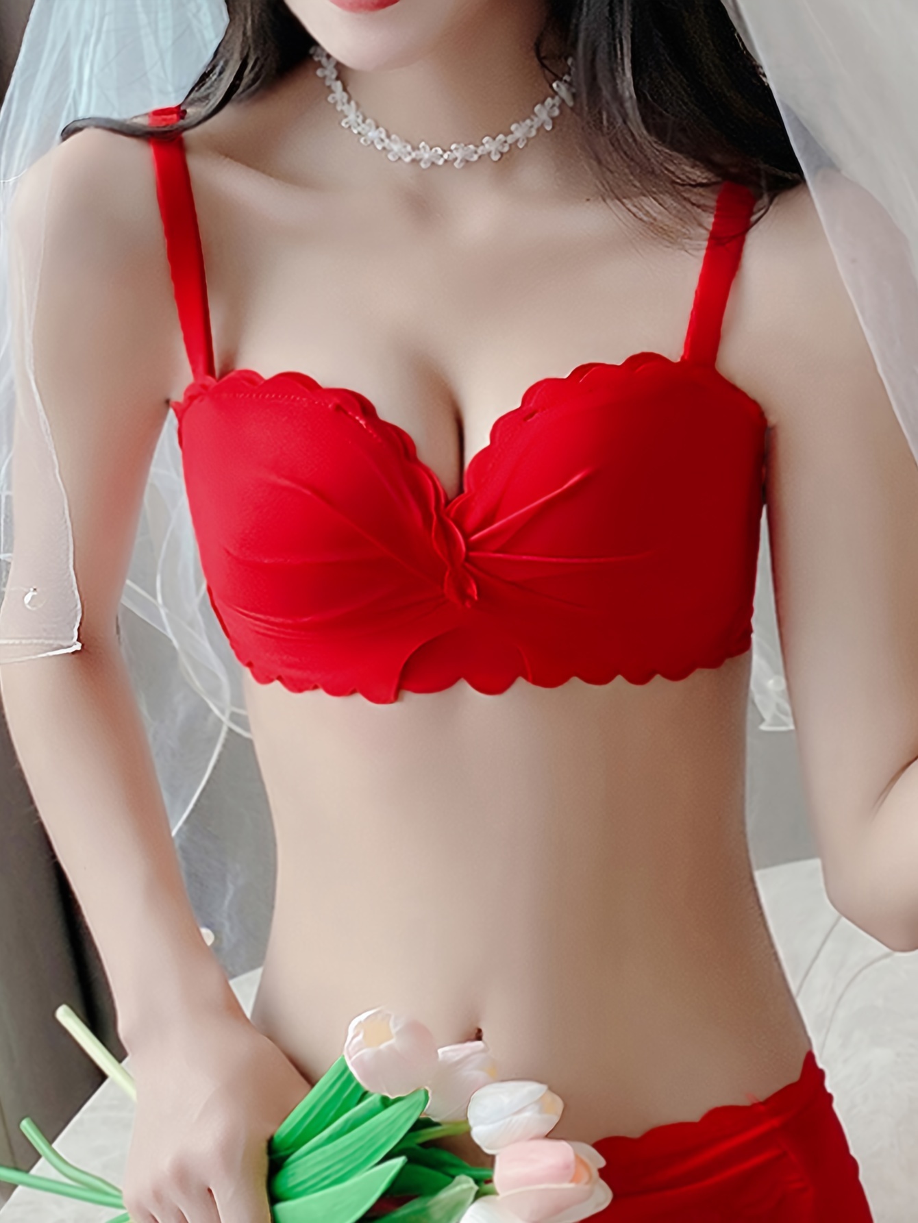 Cleavage Bras With Straps - Temu