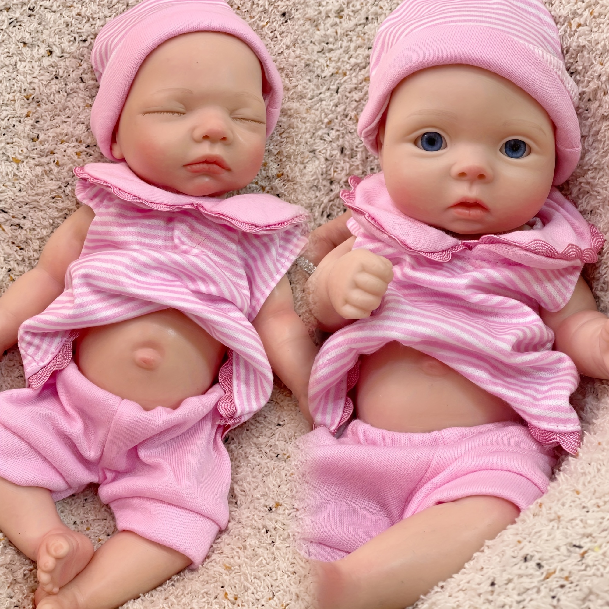 Reborn Baby Dolls Silicone Twins - Temu United Kingdom