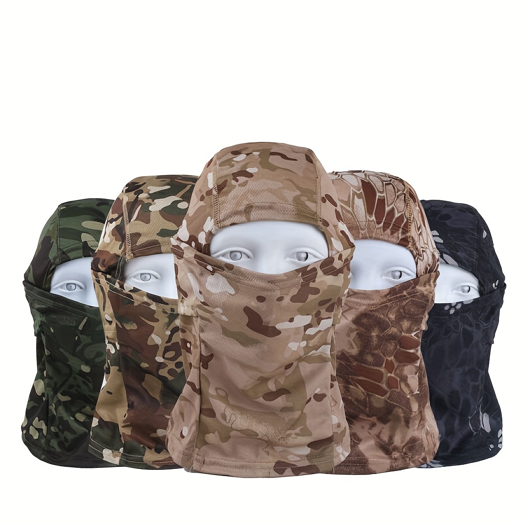 Camouflage Military Neck Scarf Headband Men Women Uv - Temu