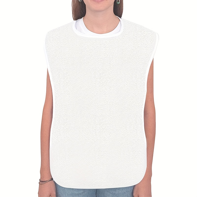 Adjustable Waterproof Bib for Elderly and Adults