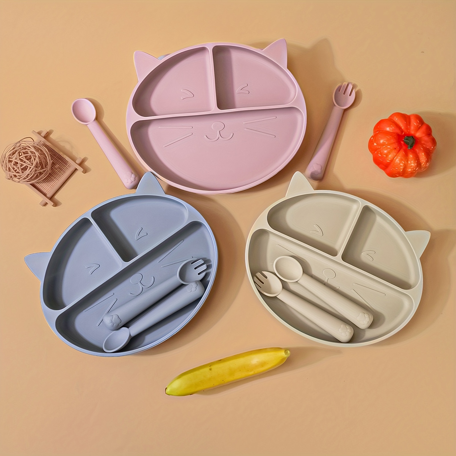 Plato de silicona y ventosa de mickey - accesorio de comida para bebés –  Petit Balthazar
