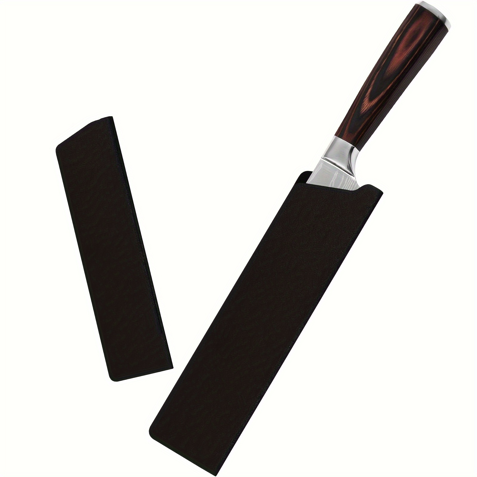 1PC Kitchen Knife Sheath Black Knives Edge Protector Universal
