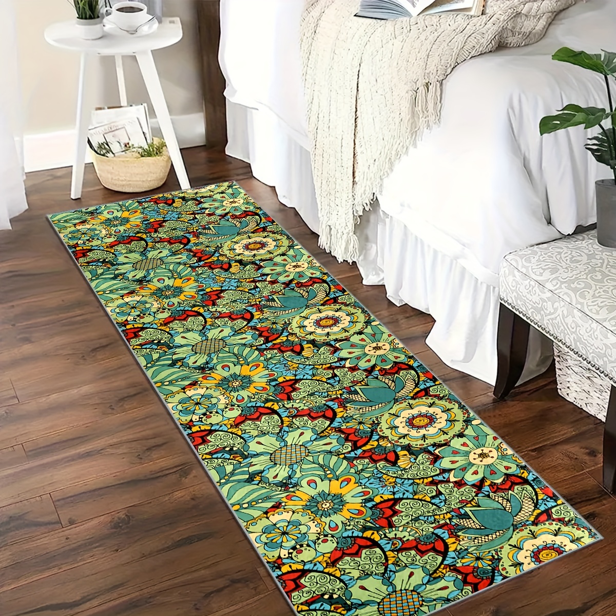 Hallway Runner Rug, Non Slip Runners Rug With Rubber Backing, Machine  Washable Boho Vintage Rugs For Kitchen Bedroom Entryway Accent Area Carpet  Runner, Fall Halloween Decor - Temu