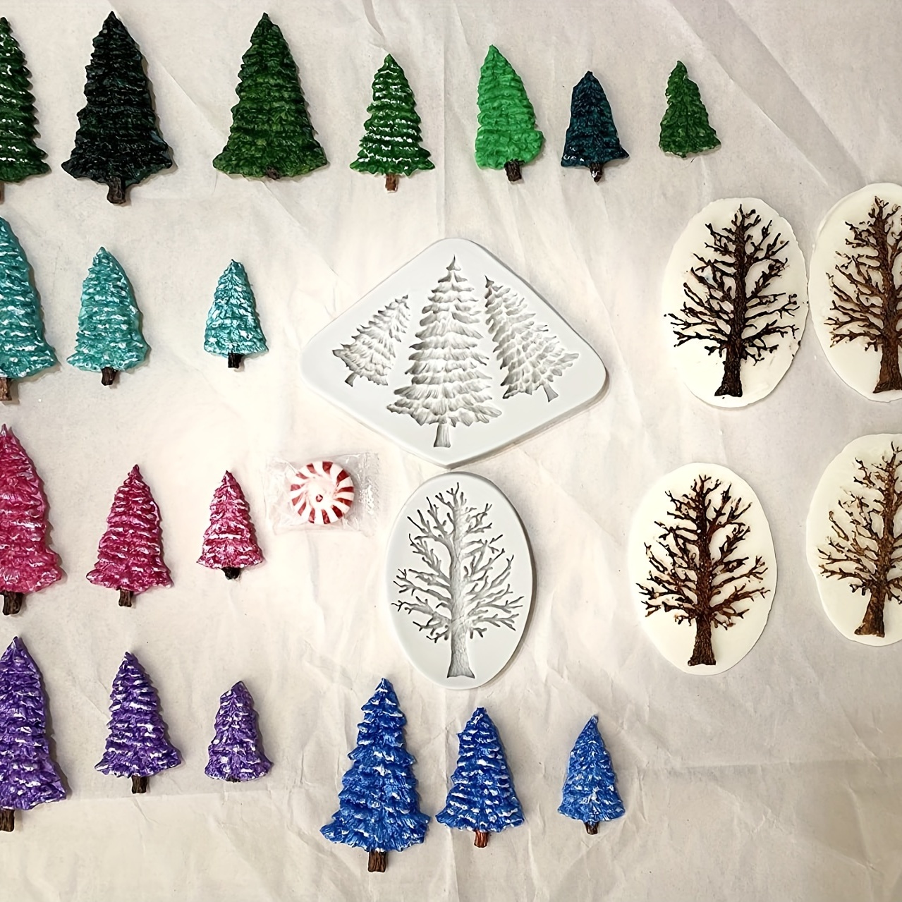 Christmas Tree Mold  Christmas Tree Silicone Cake Mold for Winter Cocoa  Bombs - Sweets & Treats™