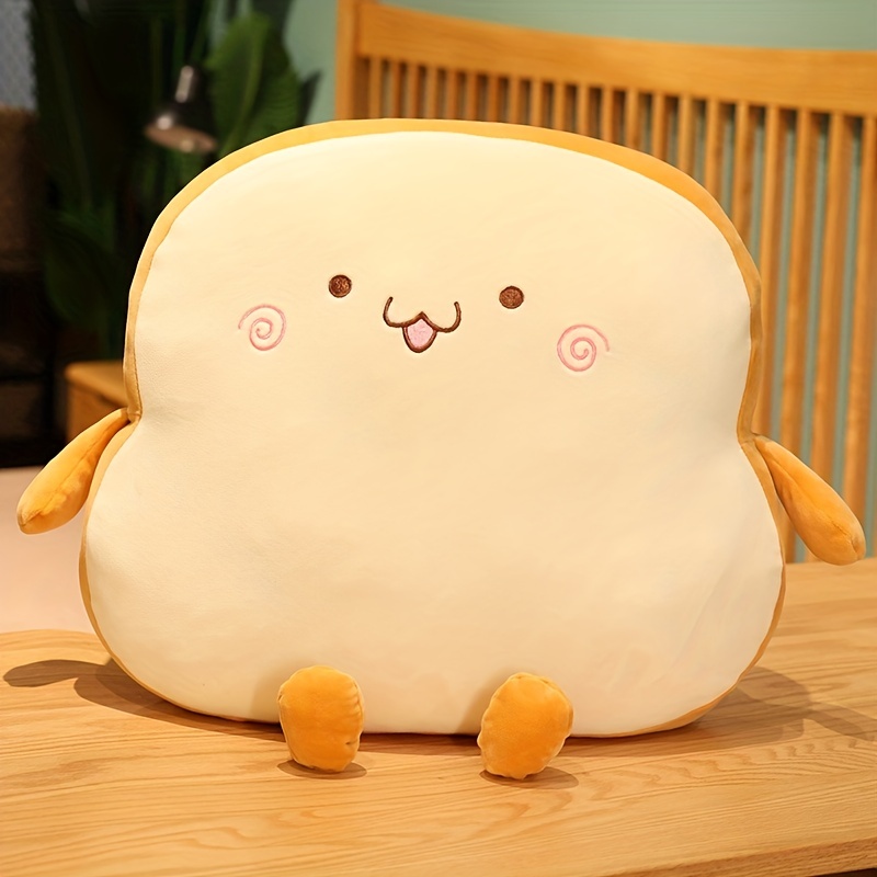Plush Bread Pillow Simulation Food Toast Soft Doll Pillow Cushion