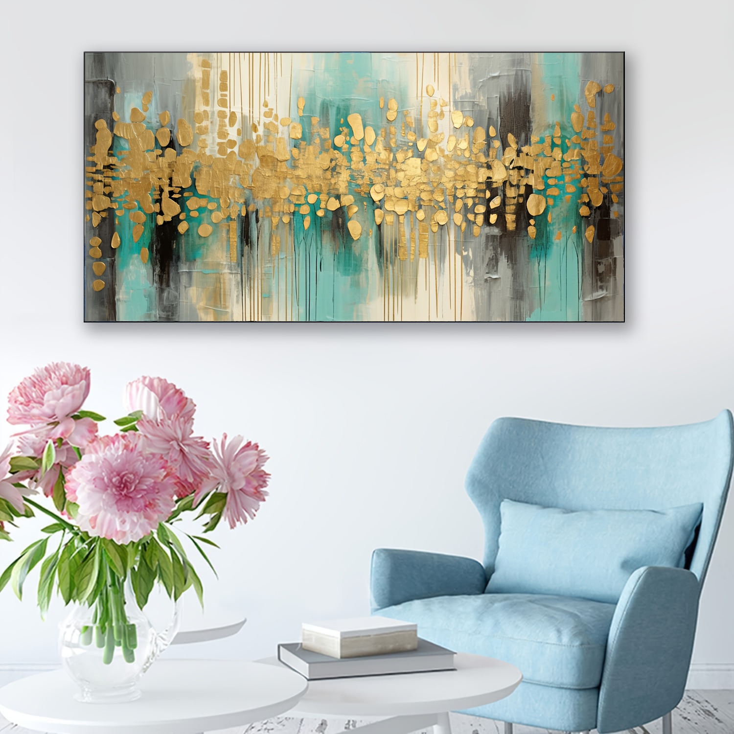  Abstract Pictures Canvas Wall Art for Living room