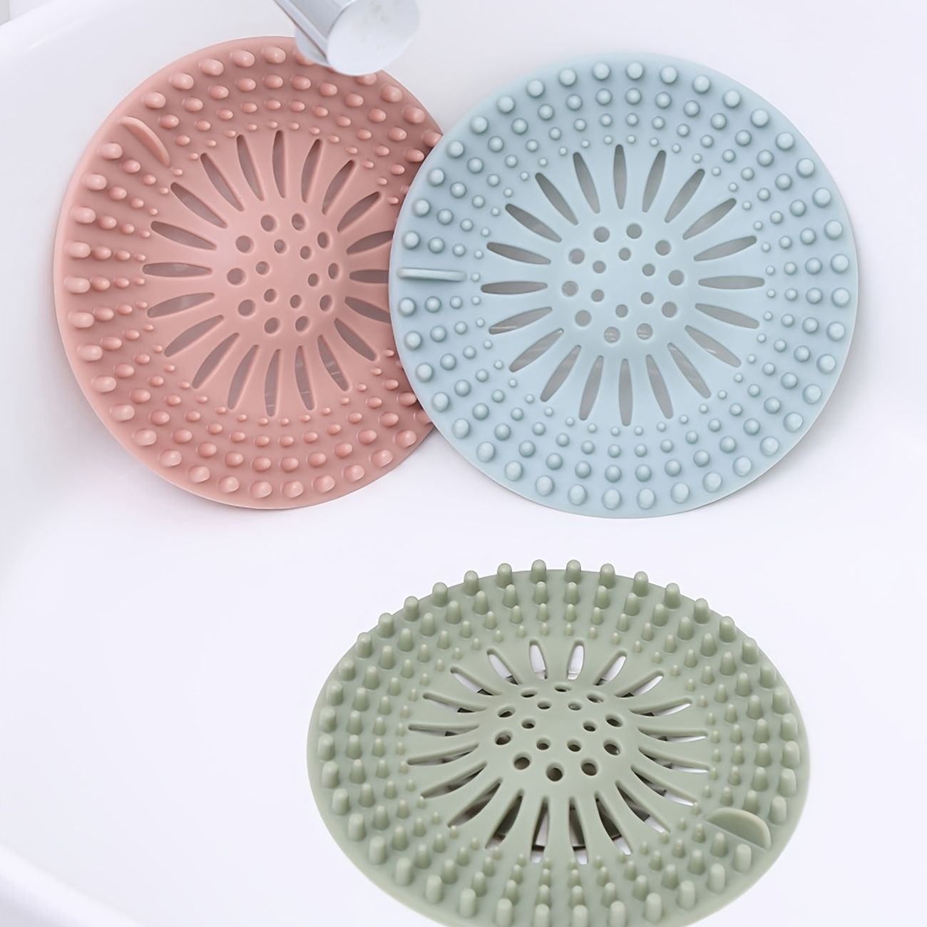 1pc Bathroom Drain Hair Catcher Kitchen Sink Anti Clogging Silicone Floor  Drain Cover Drain Filter Mesh 5 12 5 12 | Don't Miss These Great Deals |  Temu