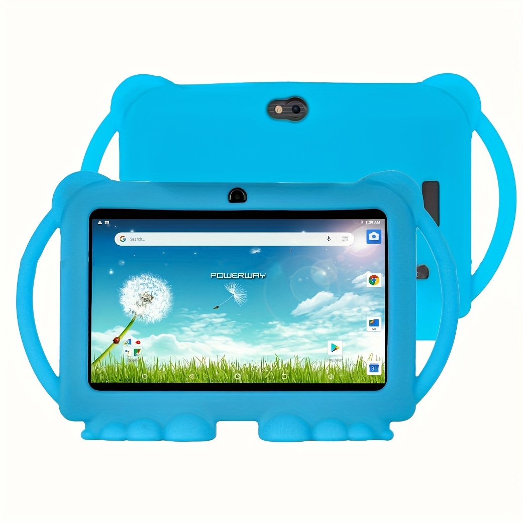 Double Handle 7 Pulgadas Tablet Niños Android 12 Tablet - Temu