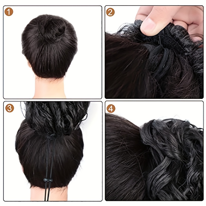 Curly Drawstring Ponytail for Women Synthetic Hair