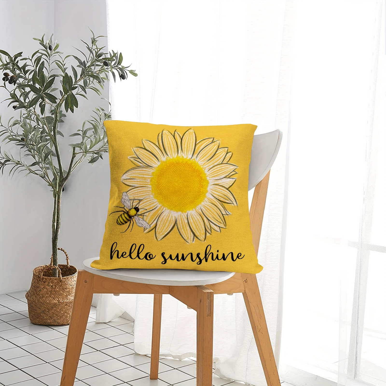 Outdoor discount sunflower pillows