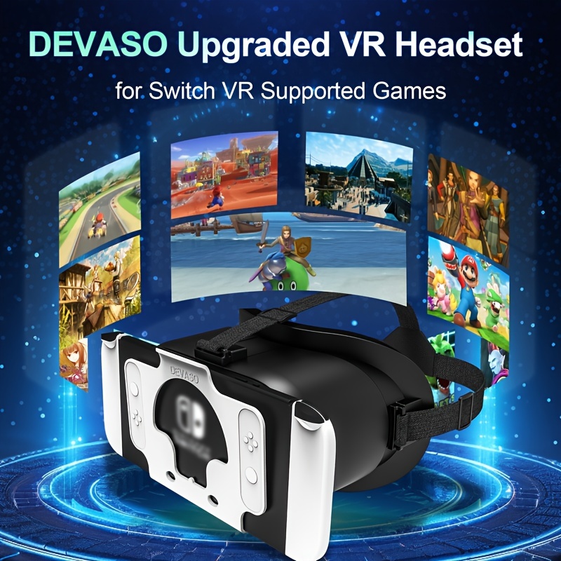 Gafas VR Gafas Control Remoto, Gafas VR para Juegos Video Películas 3D,  Sistema Juego VR Realidad Virtuales Auriculares VR para iPhone Apple  Android