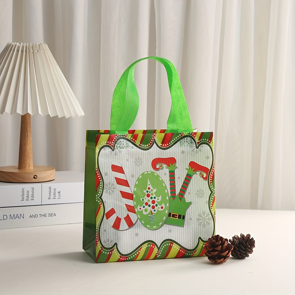 Reusable christmas totes hot sale