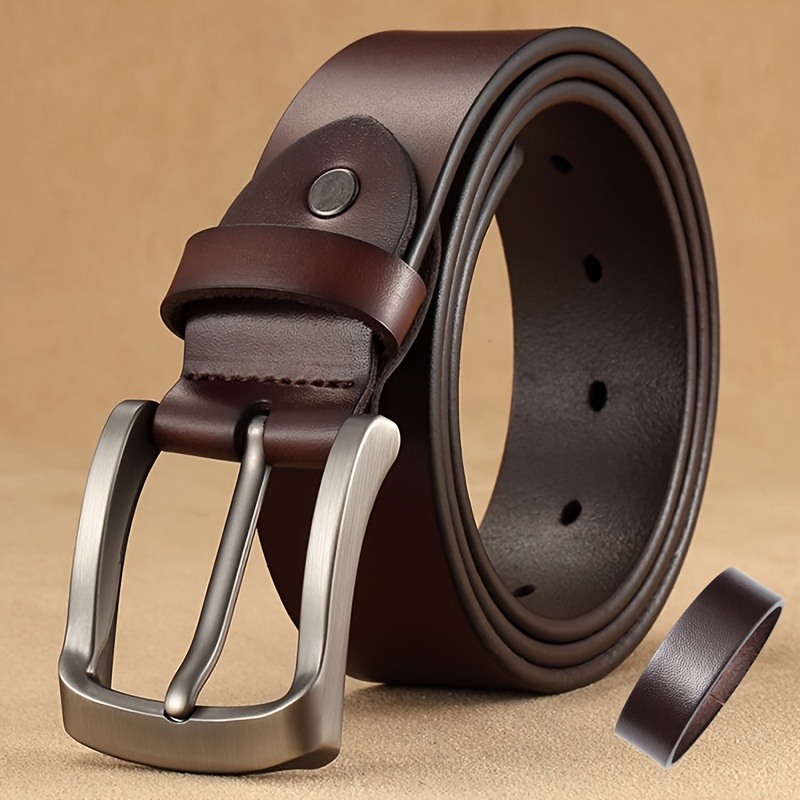 Men's Classic Leather Belt | Black Coffee