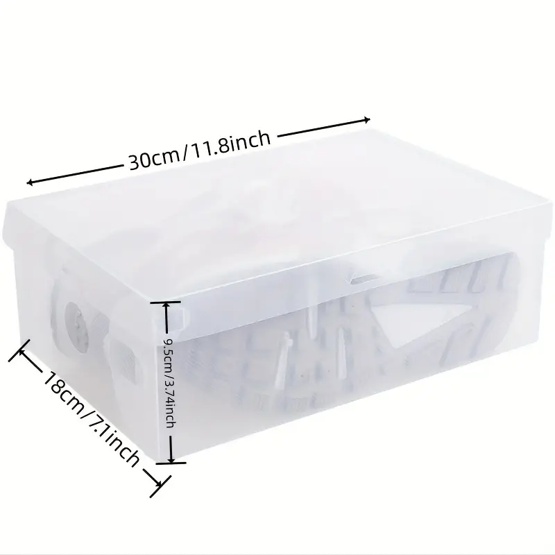 Shoe Storage Box Transparent Plastic Shoe Box Shoe Storage - Temu
