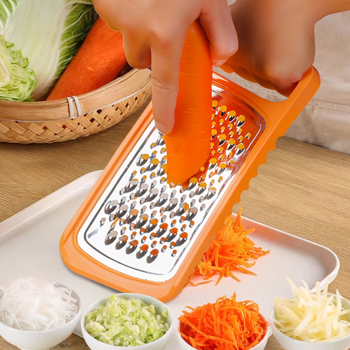1pc Multifunctional Potato/carrot Shredder & Grater Kitchen Tool