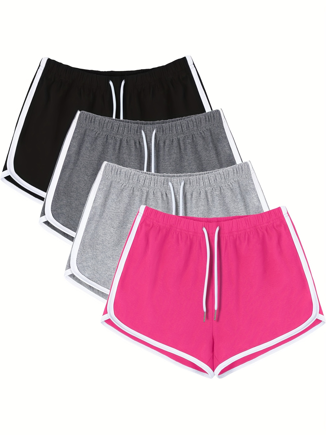 (5-Pack) Women's Assorted Yoga Shorts