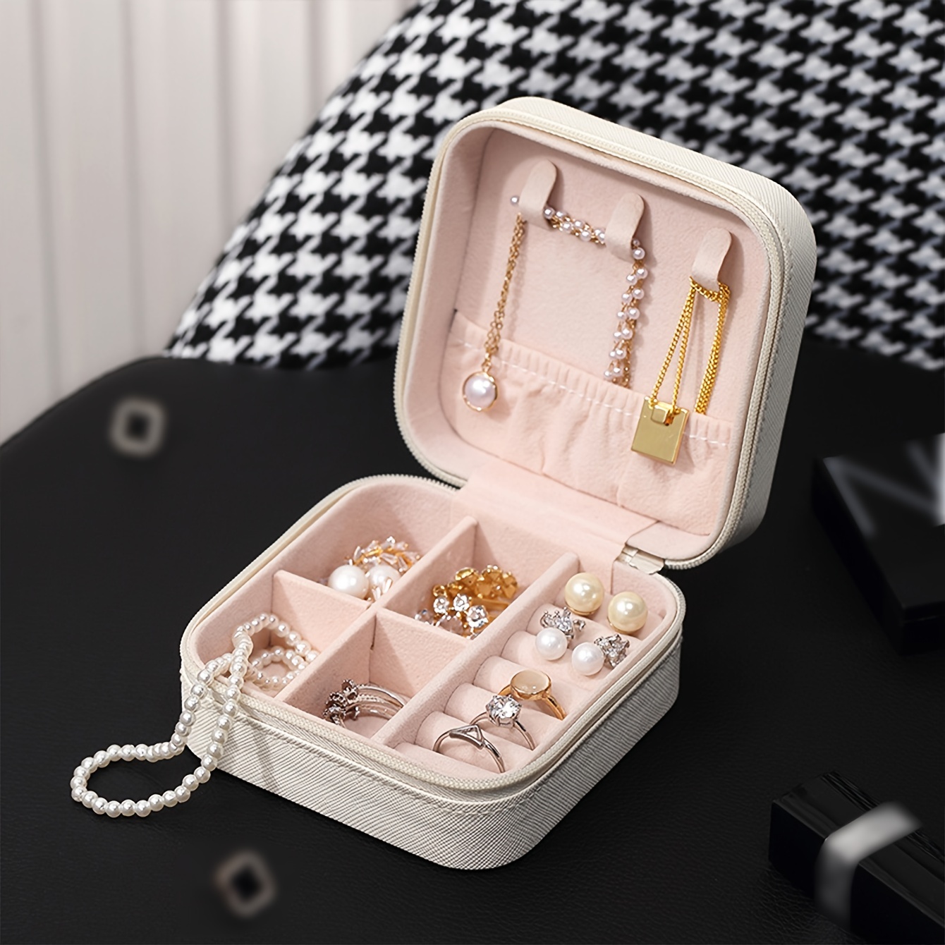 Page Storage Bag Jewelry Organizer For Travel Multipurpose - Temu