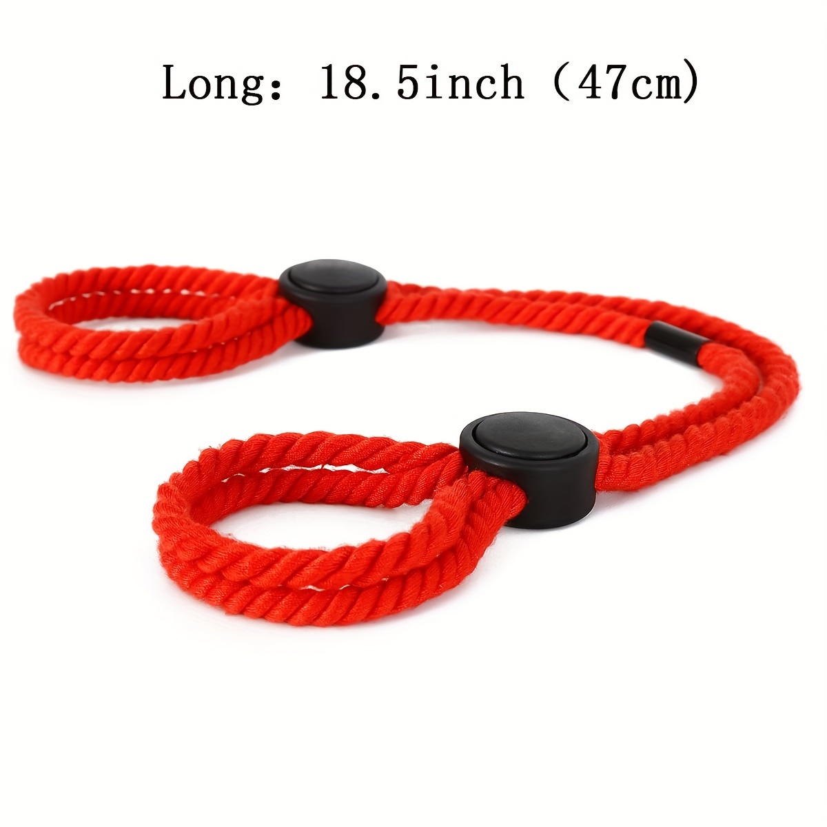 Black/ Red/ Yellow Rope Constraint Hand Leg Handcuff Ankle Cuff Rave Body  Accessories Adjustable Jewelry For Women