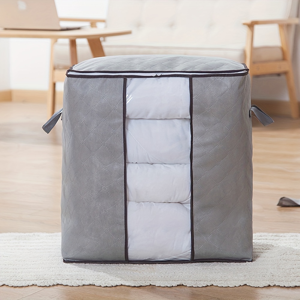 Anti Dust Large Storage Bag Clothes Quilt Blanket Storage Sort Home  Organizer