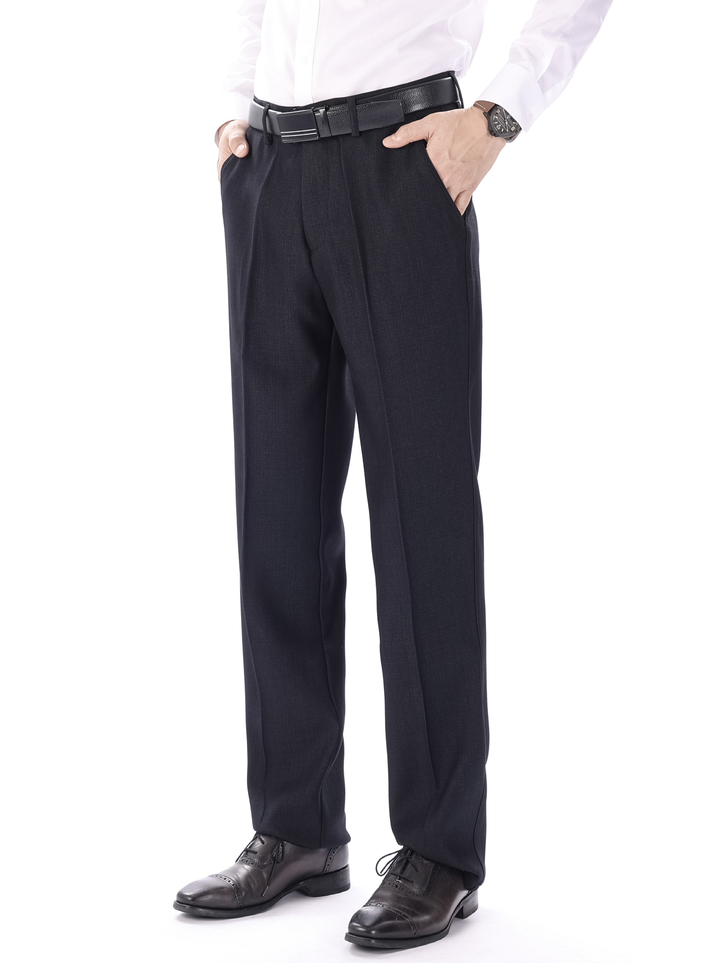 Plus Size Men's Solid Dress Pants Casual Dress Pants - Temu